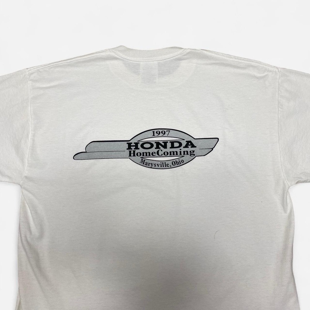 1997 Honda marysville , Ohio graphic white Tshirt